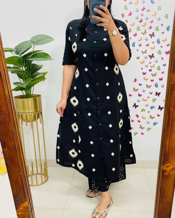 টু পিস শর্ট হাতা ডিজাইন-ব্লাক কালার-1