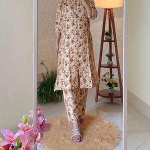 টু পিস পিনটের ডিজাইন-মিষ্টি কালার