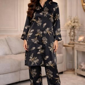 টু পিস ডিজিটাল পিন্ট-ব্লাক